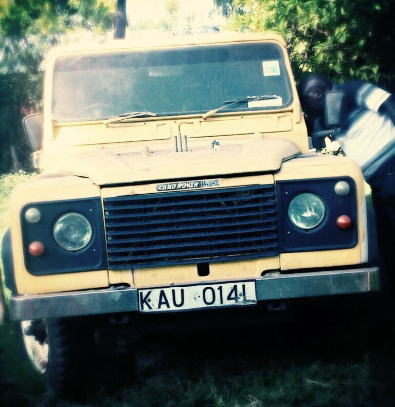 our cute Land Rover Defender 110 on 2015